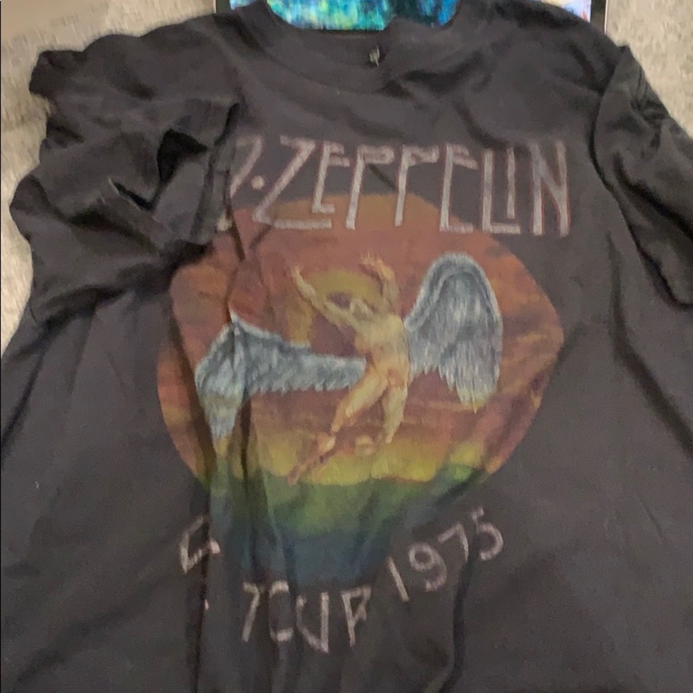 A led zeppelin oversized shirt